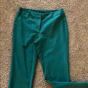 WHBM slim ankle teal and pink pants size 6R (2 for 1)